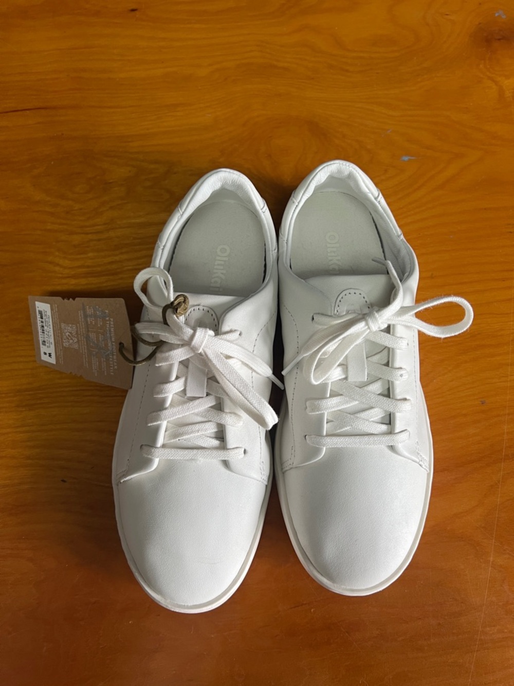 OLUKAI White Low-Top Sneakers - Picture 6 of 6